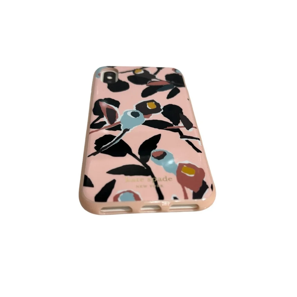 Kate Spade New York Paper Rose iPhone XS Max Case, Pink Multi (Damaged Box)